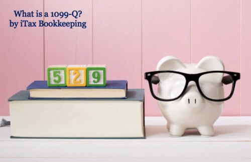 What is a 1099-Q piggy bank and book